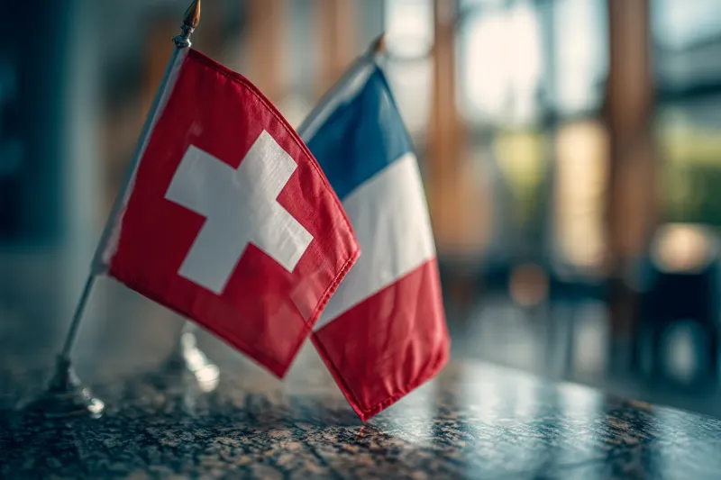 Poste douanier entre la France et la Suisse