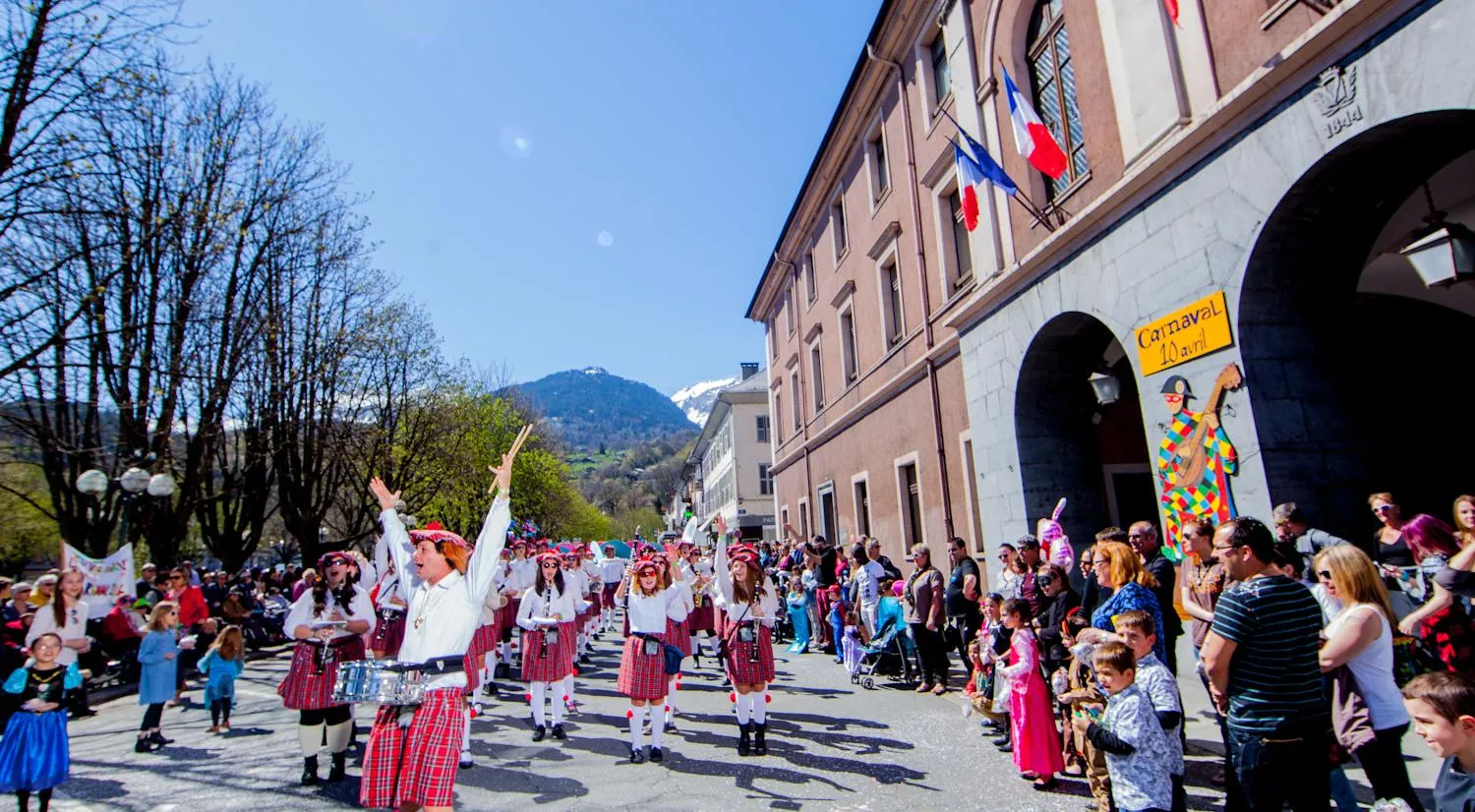Carnaval dans le centre-ville de Sallanches