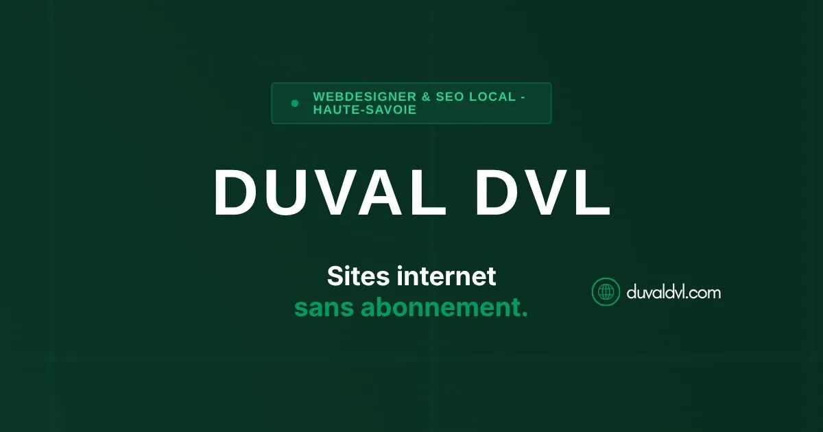 Clement Duval, webdesigner et consultant SEO à Sallanches