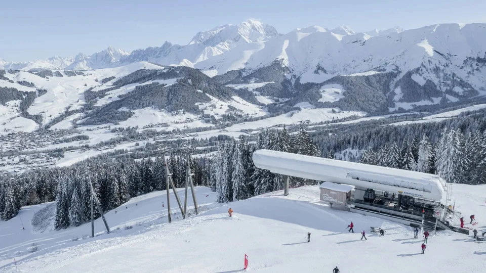 Remontées mécaniques sur le domaine du Mont d'Arbois