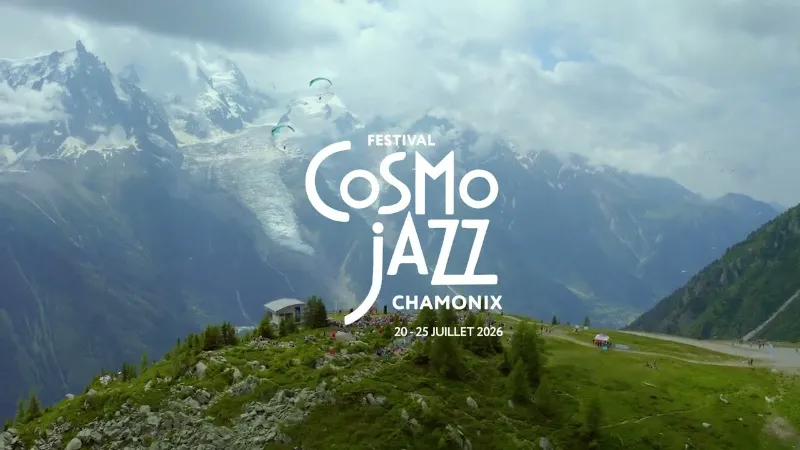 Concert de jazz en plein air face au massif du Mont-Blanc