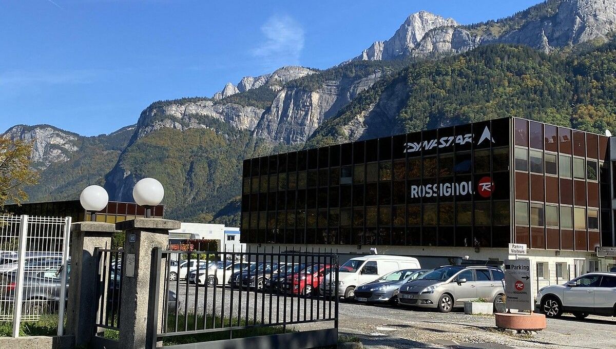 Ancienne usine Dynastar à Sallanches dans la vallée de l'Arve