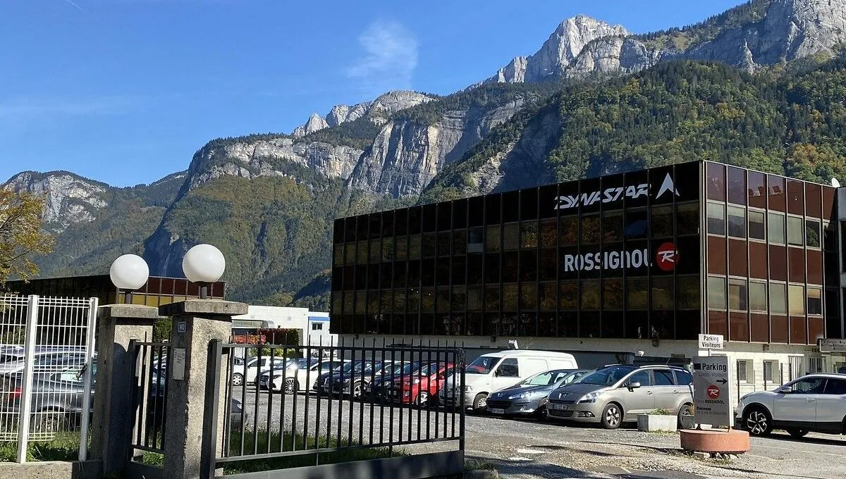Ancienne usine Dynastar à Sallanches dans la vallée de l'Arve